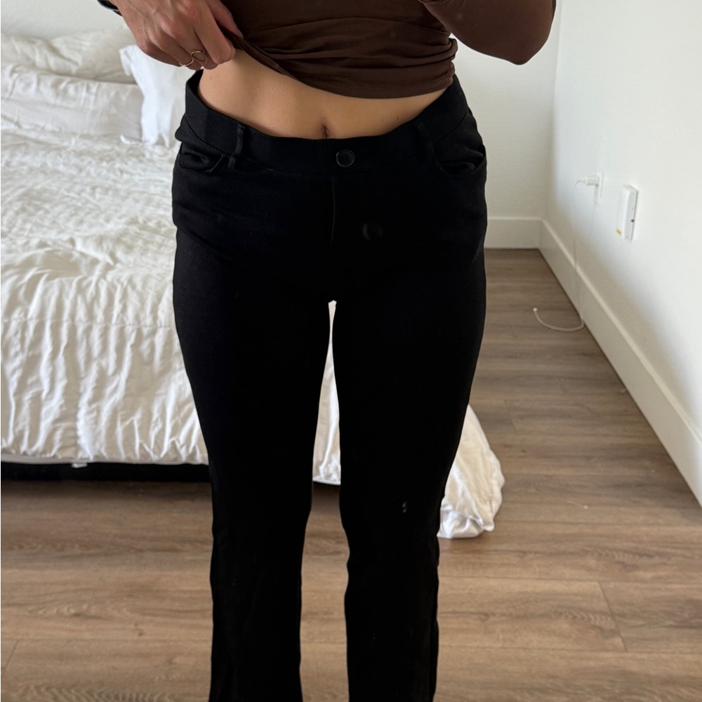 Black Women's dress pants slacks for work